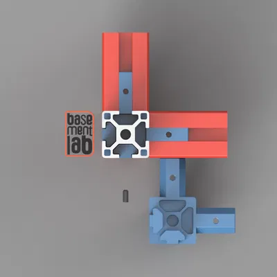 Khung Góc Nối 4 Chiều Cho Thanh Nhôm 3030 _Thử Nghiệm Profile 3030