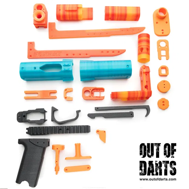 Foxbat - Súng lục Handcannon Tích hợp Băng đạn (Súng Nerf In 3D) - Image 5