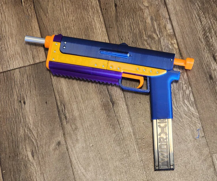 Foxbat - Súng lục Handcannon Tích hợp Băng đạn (Súng Nerf In 3D) - Image 11