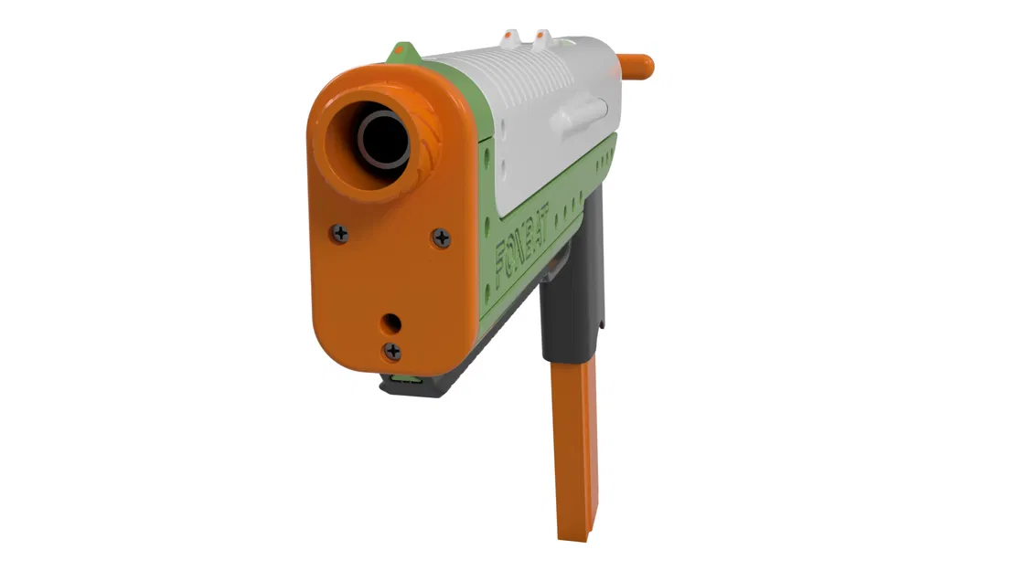 Foxbat - Súng lục Handcannon Tích hợp Băng đạn (Súng Nerf In 3D) - Image 16