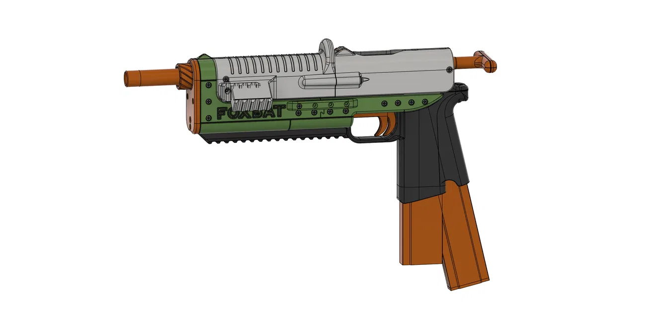 Foxbat - Súng lục Handcannon Tích hợp Băng đạn (Súng Nerf In 3D) - Image 18