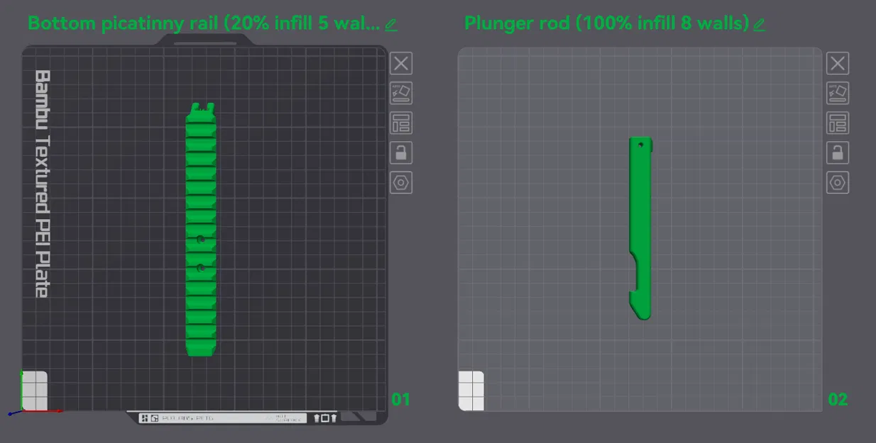 Foxbat - Súng lục Handcannon Tích hợp Băng đạn (Súng Nerf In 3D) - Image 28
