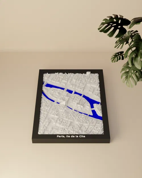 Paris, Ile de la Cite, Pháp - Mô hình 3D - Image 2