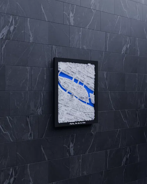 Paris, Ile de la Cite, Pháp - Mô hình 3D - Image 4