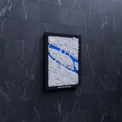 Paris, Ile de la Cite, Pháp - Mô hình 3D