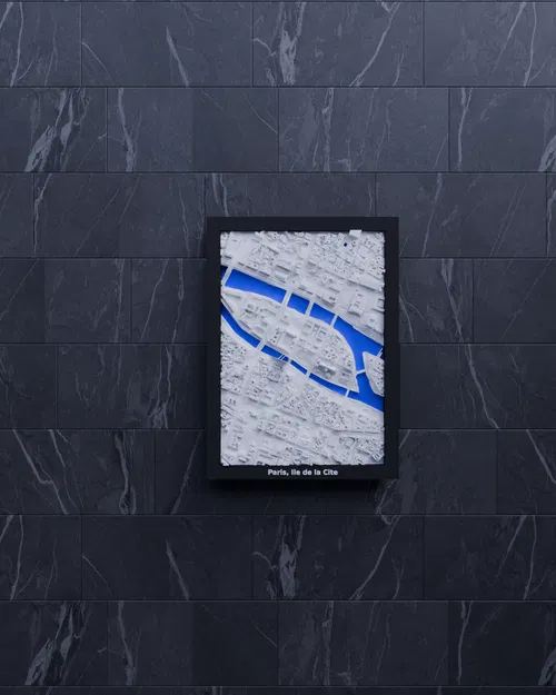 Paris, Ile de la Cite, Pháp - Mô hình 3D - Image 5