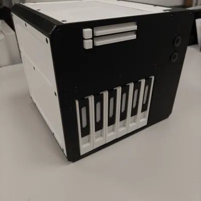 Case MiniITX PC NAS cho 8 ổ cứng (6*3.5" + 2*2.5")