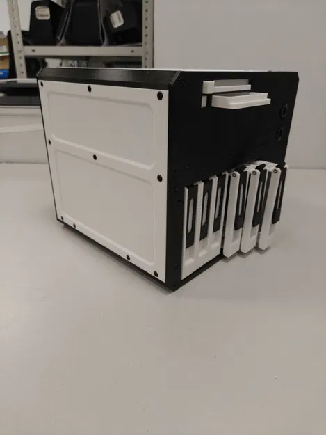 Case MiniITX PC NAS cho 8 ổ cứng (6*3.5" + 2*2.5") - Image 4