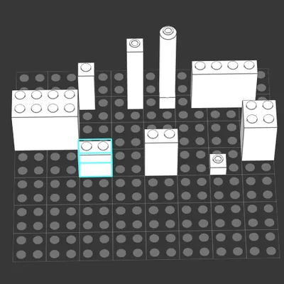 Mô Hình Gạch LEGO Cơ Bản 14716 49311 22886 2453 2454 30144 86996 3245 30145 4388