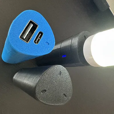 Vỏ Sạc Dự Phòng Cho Module IP5306 USB-C Dùng Pin Lithium 1S 18650