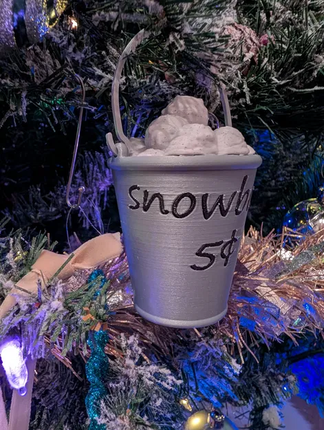 Móc Trang Trí Lễ Giáng Sinh Hình Xô Tuyết - Image 2