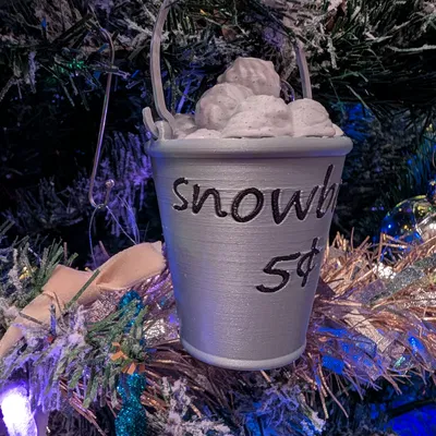 Móc Trang Trí Lễ Giáng Sinh Hình Xô Tuyết