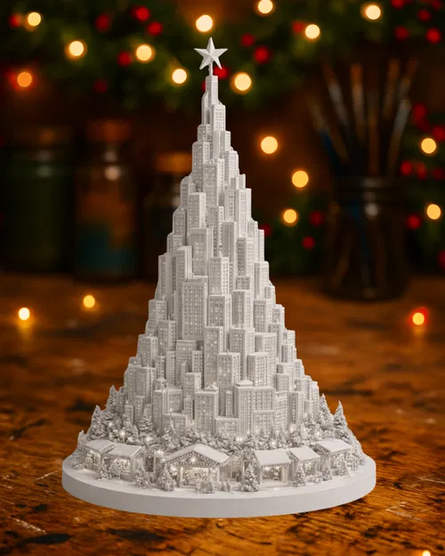 Tượng Cây Thông Noel Thành Phố - Image 1