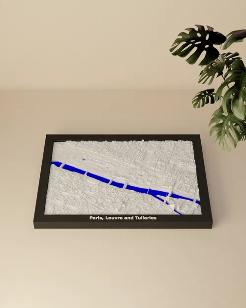 Mô hình thu nhỏ 3D Paris, Louvre và Tuileries - Pháp - Image 2