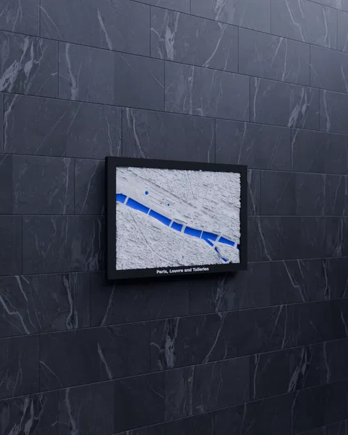 Mô hình thu nhỏ 3D Paris, Louvre và Tuileries - Pháp - Image 3