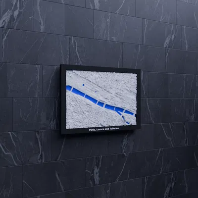 Mô hình thu nhỏ 3D Paris, Louvre và Tuileries - Pháp