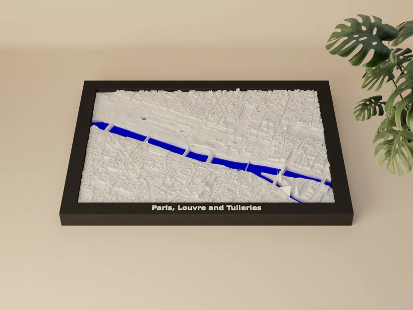 Mô hình thu nhỏ 3D Paris, Louvre và Tuileries - Pháp - Image 4