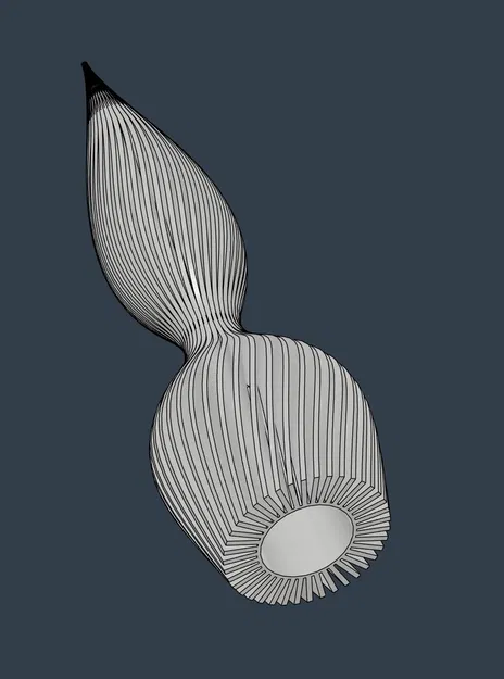 Chân Trang Trí Cây Xoắn - Có file STEP - Image 5