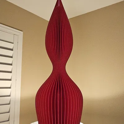 Đỉnh Cây Thông Trang Trí Thẳng - File STEP Kèm Theo