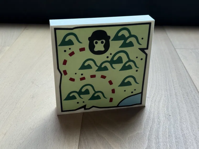 Mặt gạch Lego bản đồ kho báu - Tỷ lệ 10x (1/4) - Image 5