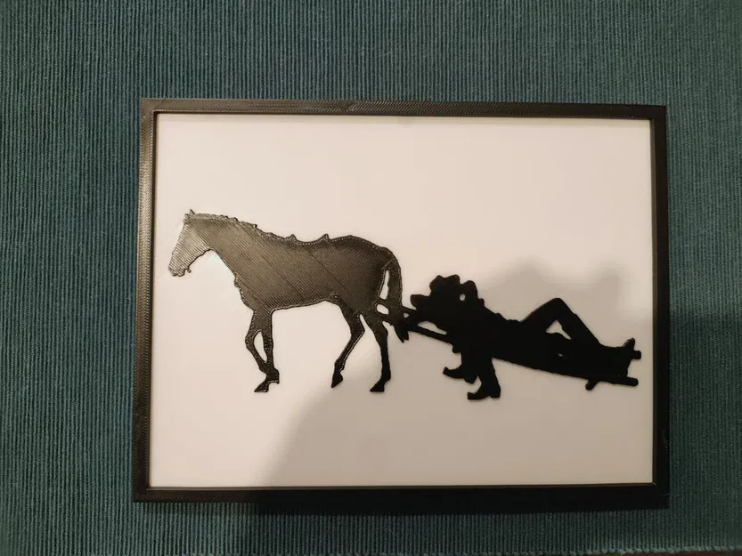 Móc Treo Tường Trinity & Ngựa - Khung 15x20cm - Image 1