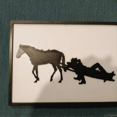 Móc Treo Tường Trinity & Ngựa - Khung 15x20cm