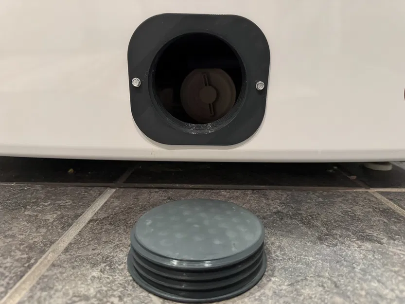 Nắp che lỗ truy cập bơm máy giặt cửa trước - Image 3