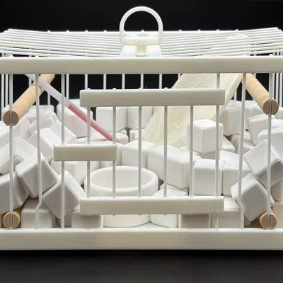 Mô hình 'Why Not Sneeze, Rose Sélavy?' của Marcel Duchamp