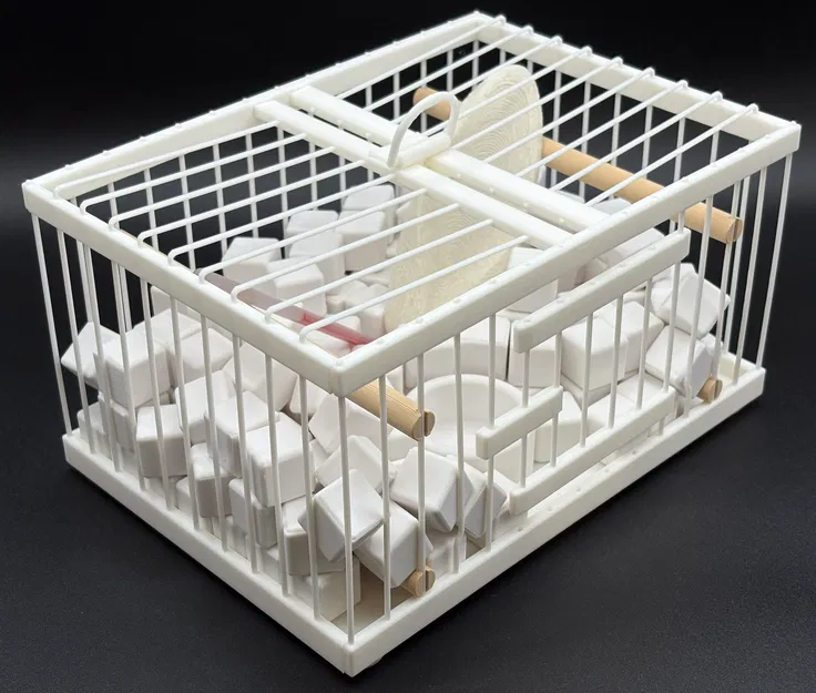 Mô hình 'Why Not Sneeze, Rose Sélavy?' của Marcel Duchamp - Image 3