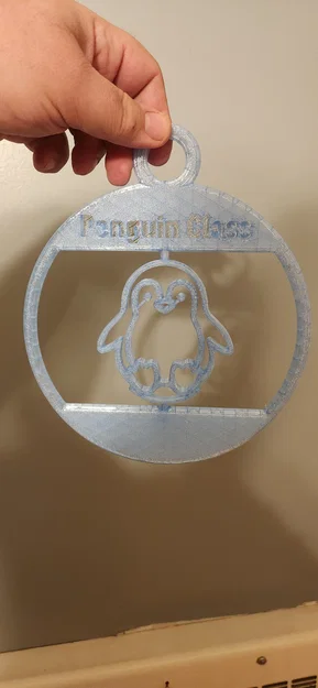 Móc Khóa Chim Cánh Cụt, In Liền - Image 1