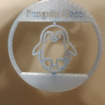 Móc Khóa Chim Cánh Cụt, In Liền