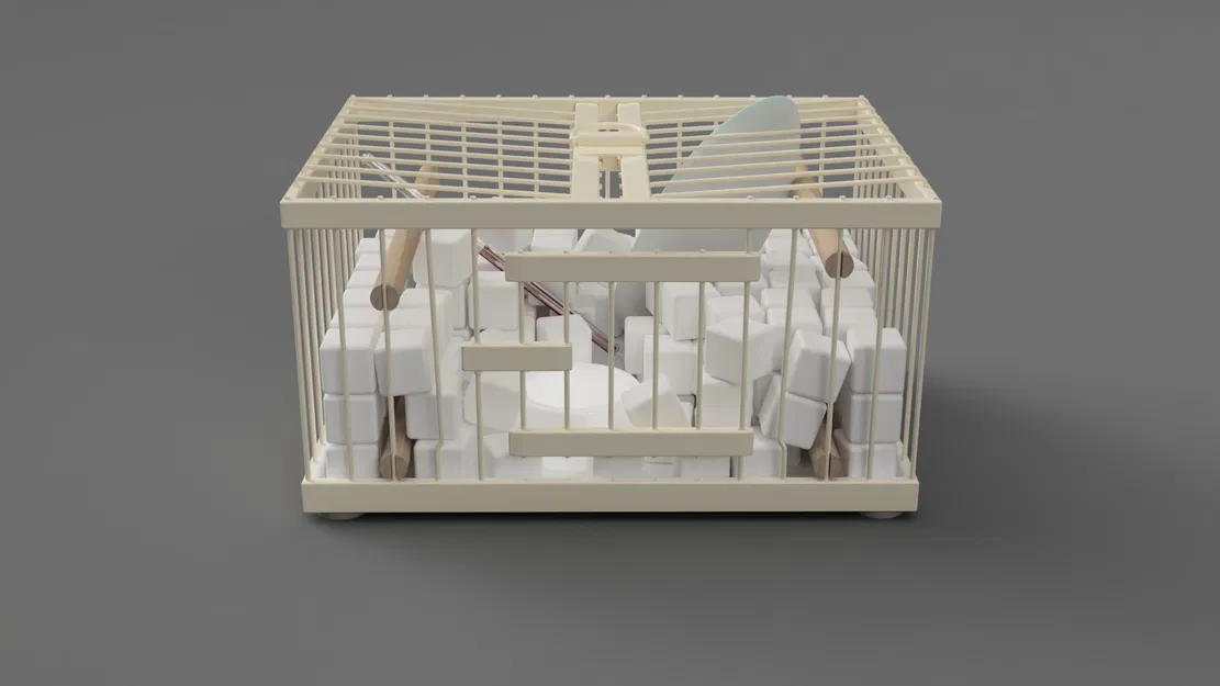 Mô hình 'Why Not Sneeze, Rose Sélavy?' của Marcel Duchamp - Image 6