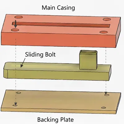 Chốt Cửa Chịu Lực Cao Cấp