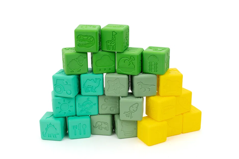 Khối đóng dấu cho bé chơi vận động giác quan với hình ảnh - Image 2