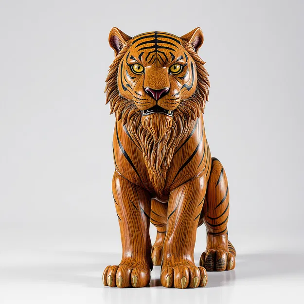 Tượng Hổ Gỗ - Image 1