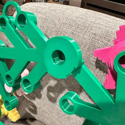 Khuôn Kẹp Lego Chữ Thập 45 Độ