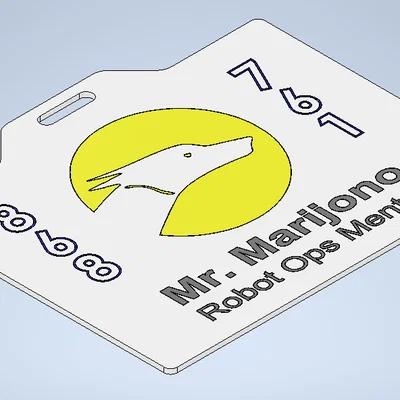 Thẻ Tên FRC Cho Người Hướng Dẫn