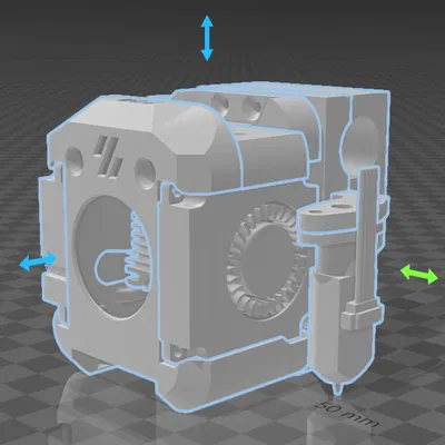 Ngàm DragonBurner cho Ender 3 SRA CoreXY