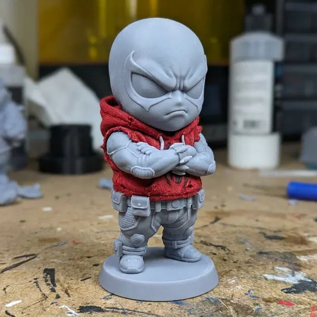 Chibi Spider-Man Áo Hoodie | Tượng Dễ Thương & Ngầu - Image 1