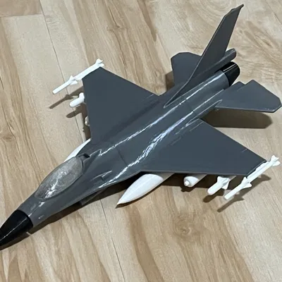 Mô Hình F-16 Fighting Falcon | In Đa Sắc Không Cần AMS | Không Cần Hỗ Trợ | In Nhanh