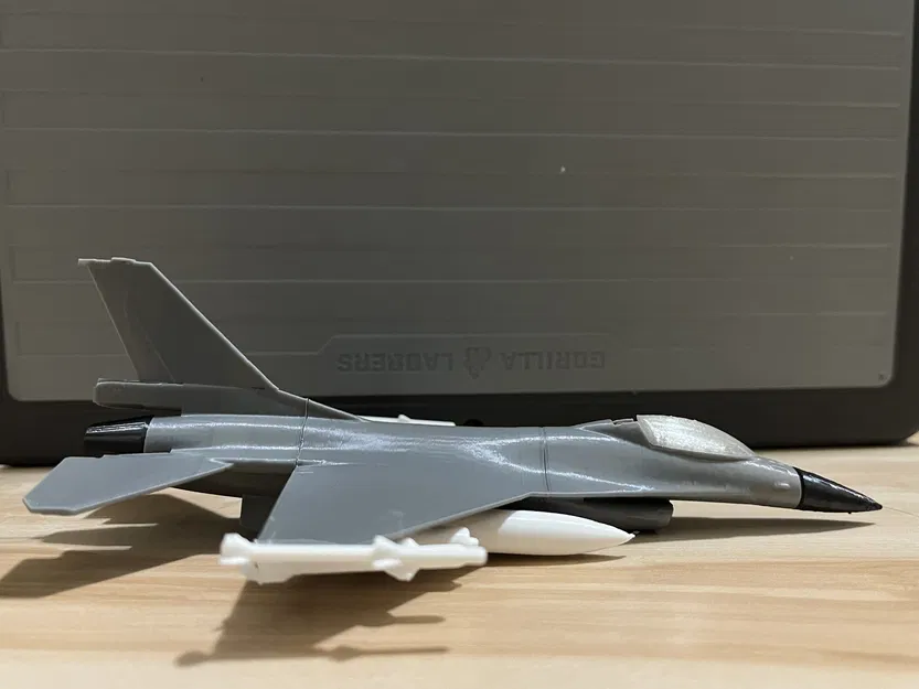 Mô Hình F-16 Fighting Falcon | In Đa Sắc Không Cần AMS | Không Cần Hỗ Trợ | In Nhanh - Image 4