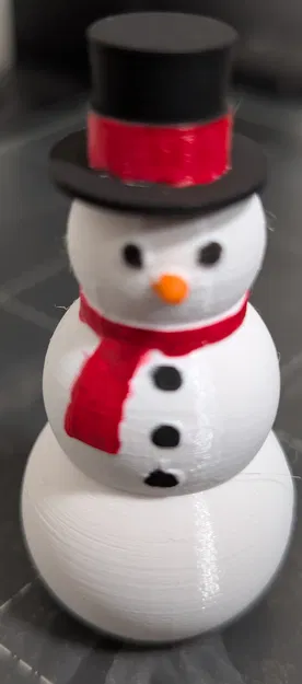 Người Tuyết Có Mũ Và Khăn Quàng - Image 2