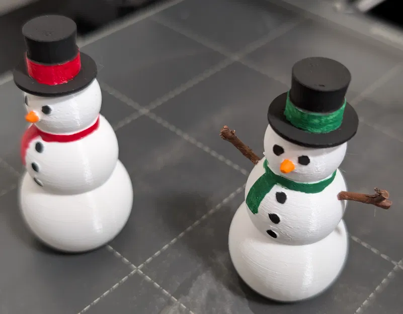 Người Tuyết Có Mũ Và Khăn Quàng - Image 3