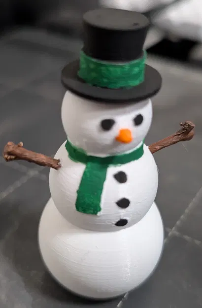 Người Tuyết Có Mũ Và Khăn Quàng - Image 4