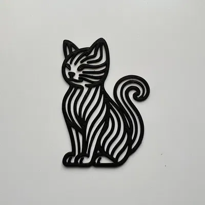 Nghệ thuật treo tường hình mèo #33