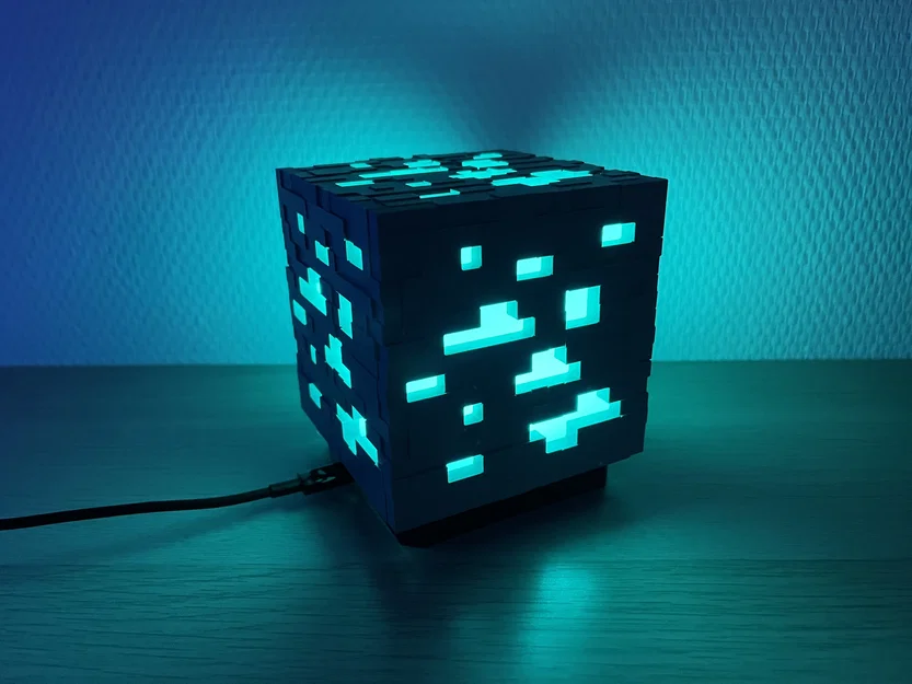 Đèn Quặng Minecraft (WLED / ESP32 D1 Mini USB-C) - Image 2