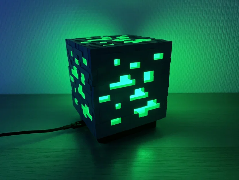 Đèn Quặng Minecraft (WLED / ESP32 D1 Mini USB-C) - Image 4
