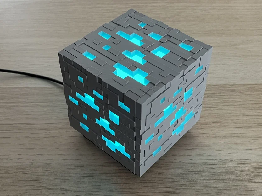Đèn Quặng Minecraft (WLED / ESP32 D1 Mini USB-C) - Image 10