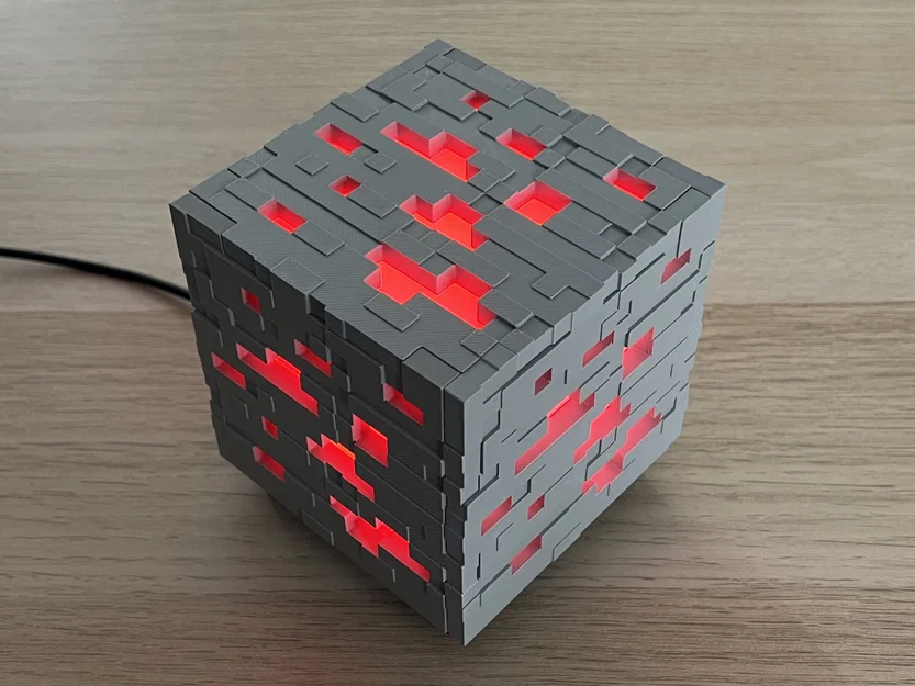 Đèn Quặng Minecraft (WLED / ESP32 D1 Mini USB-C) - Image 11
