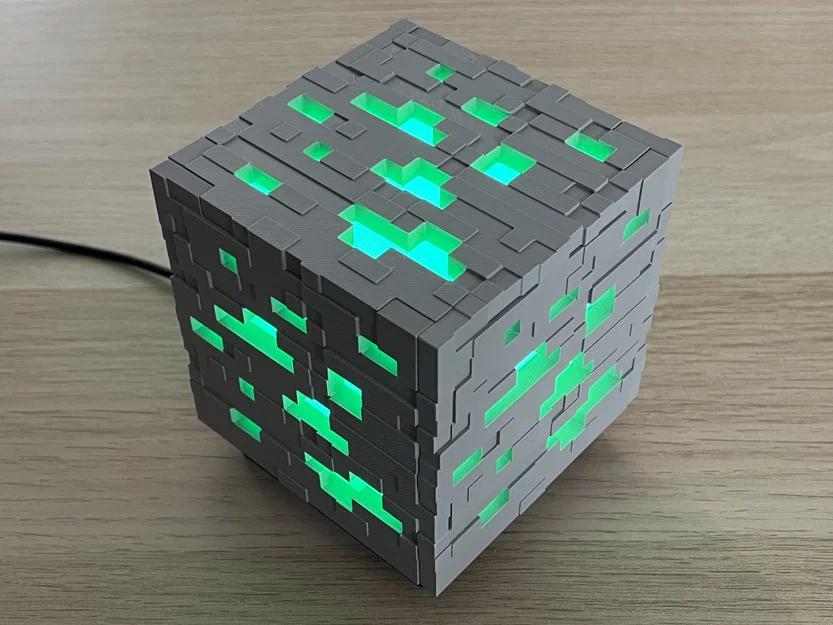 Đèn Quặng Minecraft (WLED / ESP32 D1 Mini USB-C) - Image 12